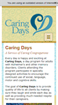 Mobile Screenshot of caringdays.org